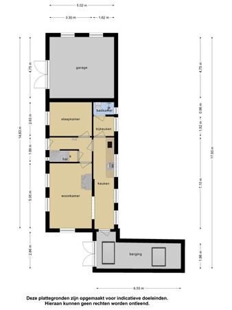 Floorplan - Ons Doelstraat 46, 5281 GV Boxtel